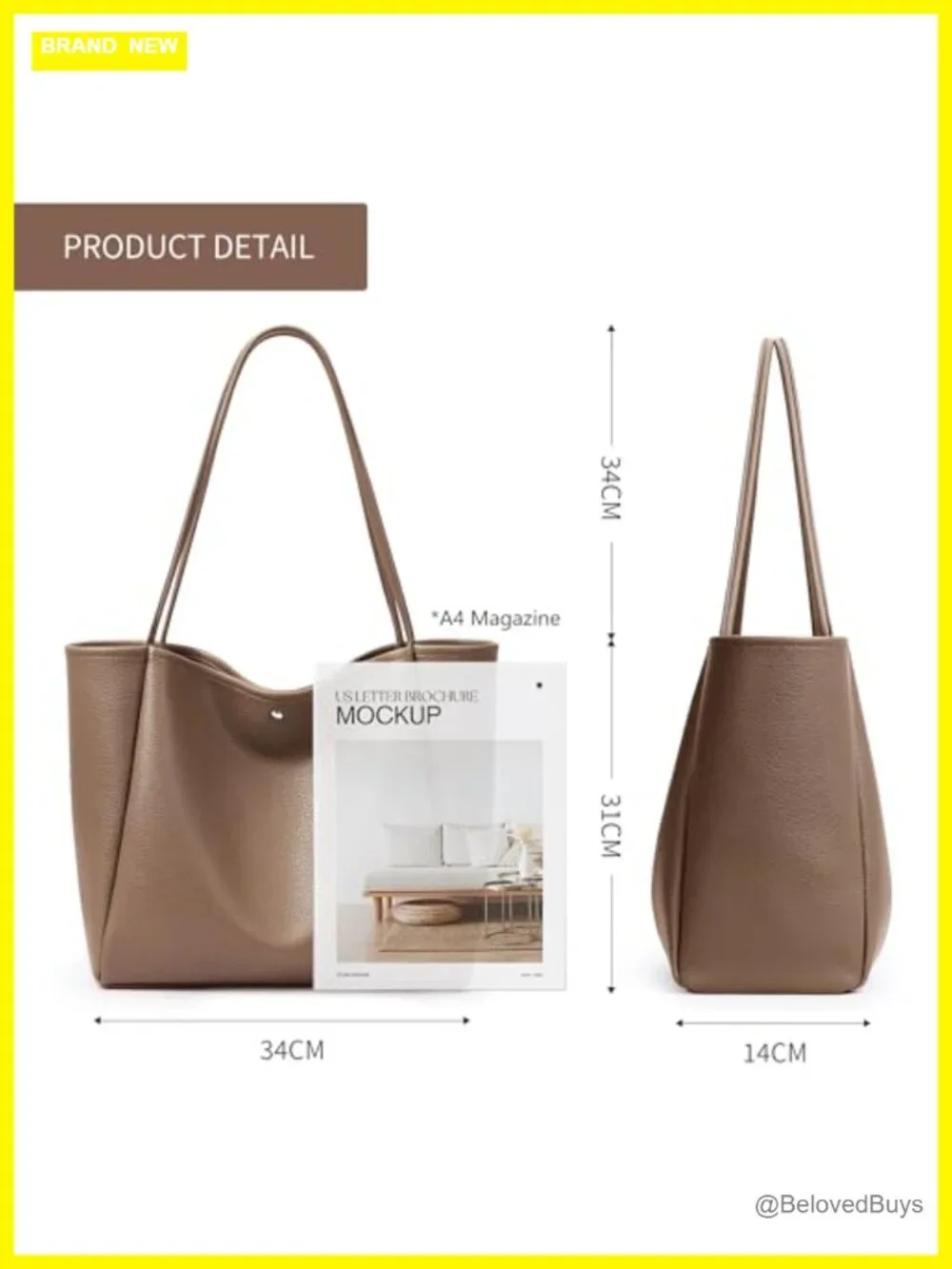 Vegan Leather Suede Hobo Tote Bag Large 16L Shoulder Work Travel Purs